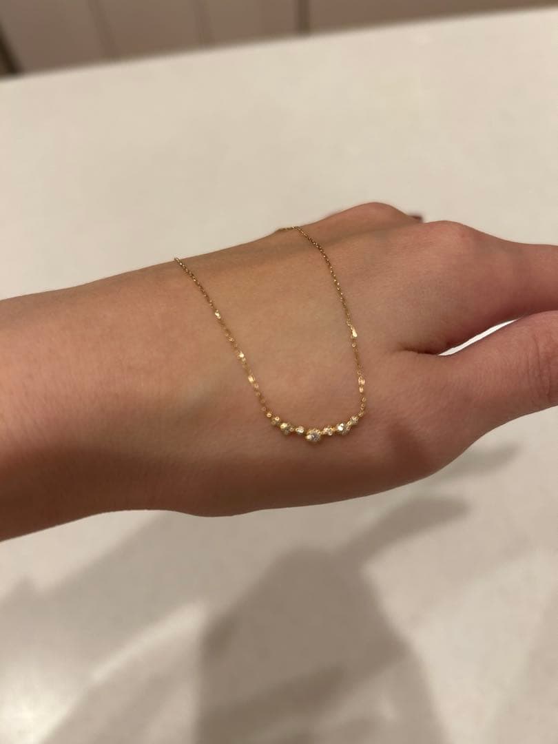 4℃ 10K ダイヤモンド　ネックレス