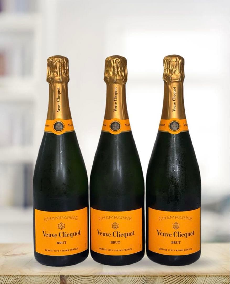 ヴーヴ・クリコ ブリュット 3本セット