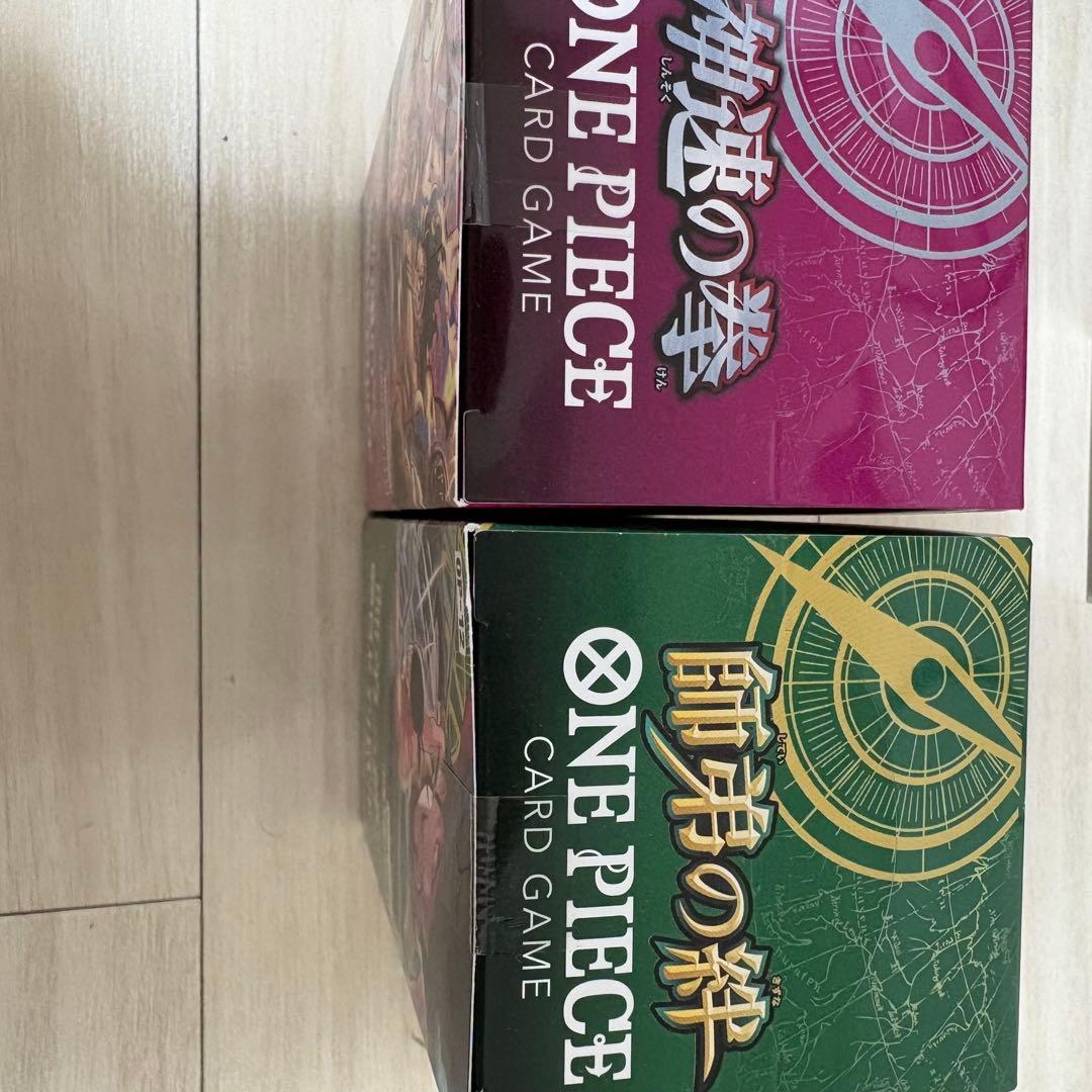 ワンピースカード 未開封BOX 2種 神速の拳／OP-12 師弟の絆 各1BOX