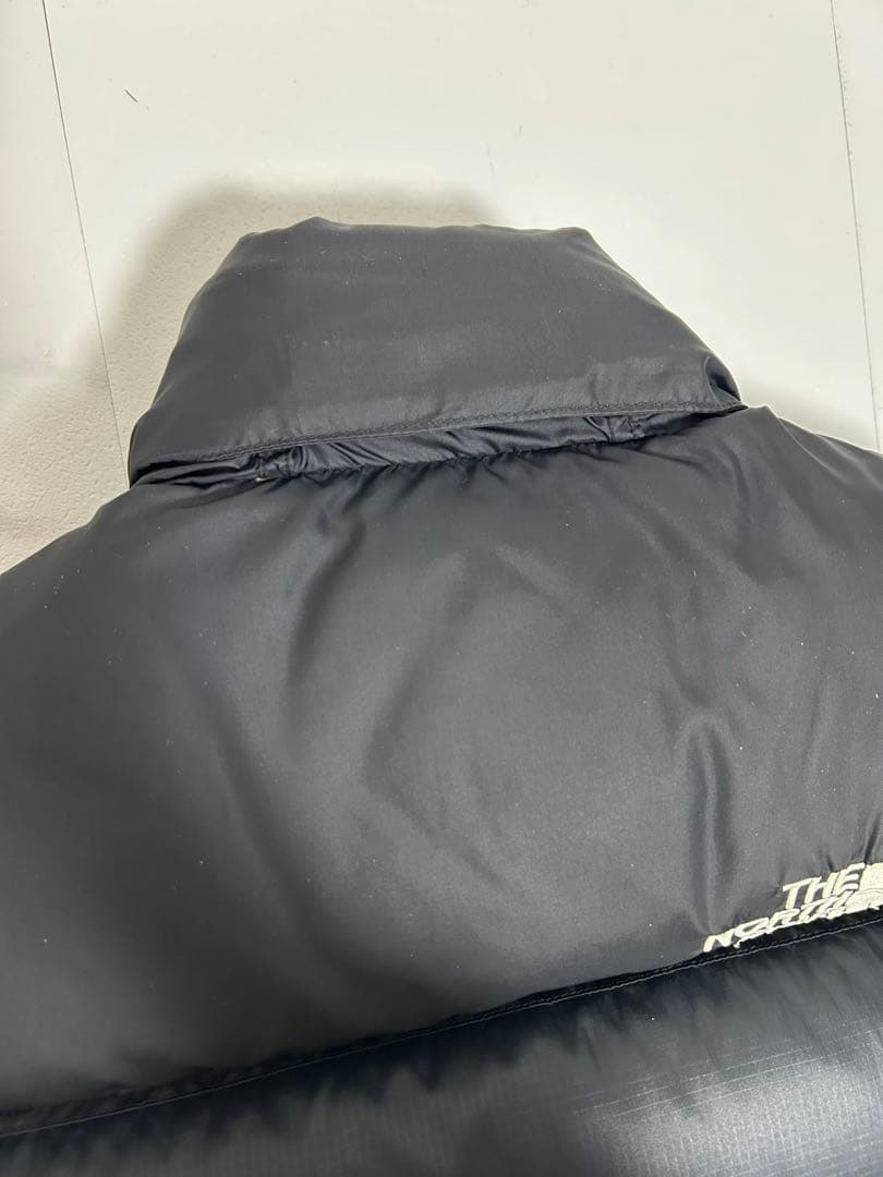 激美品❗️THE NORTH FACE ブラック ダウンベスト　ヌプシ