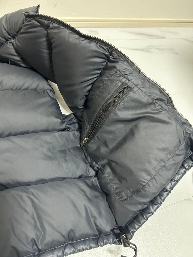 激美品❗️THE NORTH FACE ブラック ダウンベスト　ヌプシ