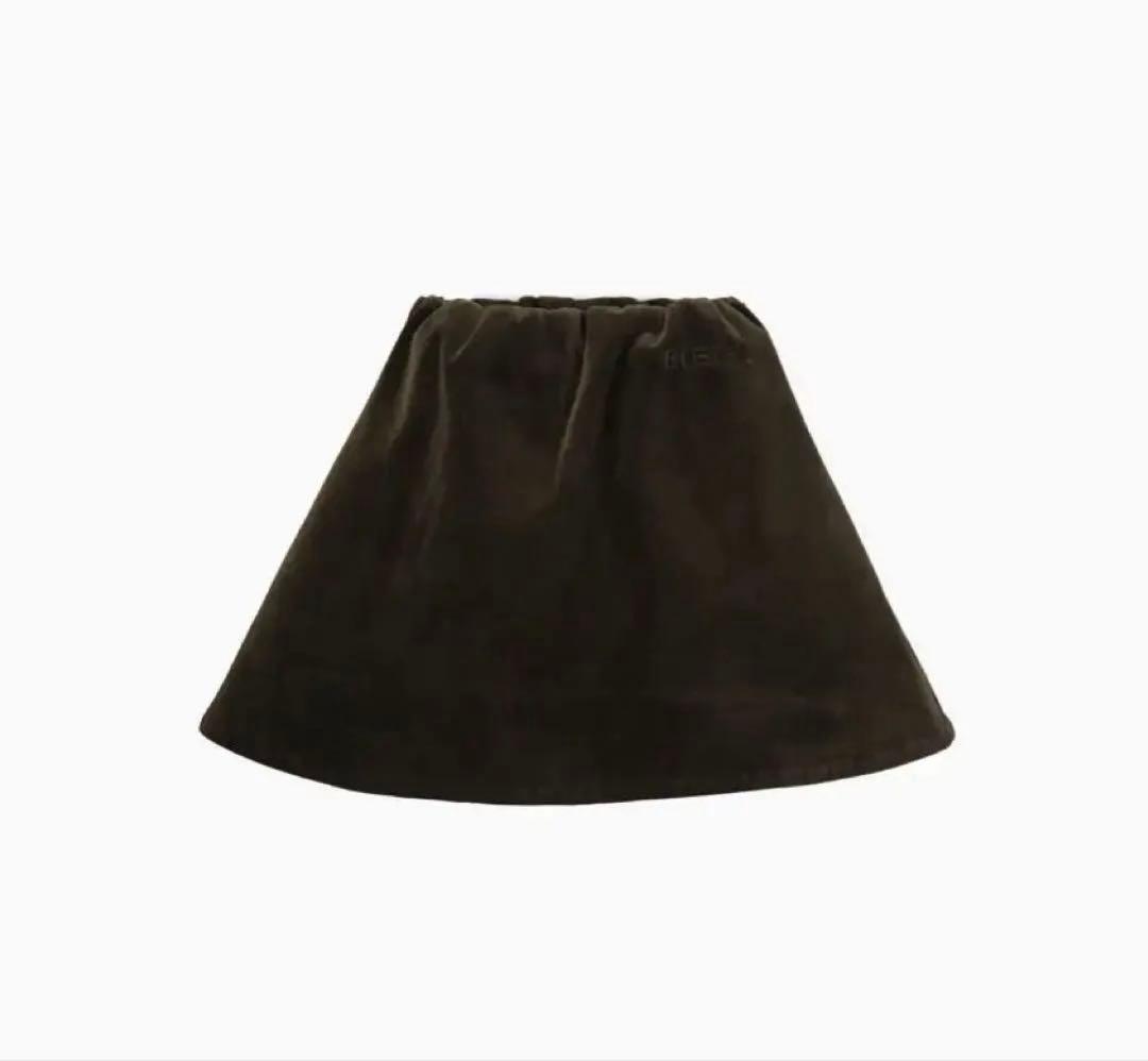 スカート Bibiy. MILA VELOUR SKIRT KHAKI