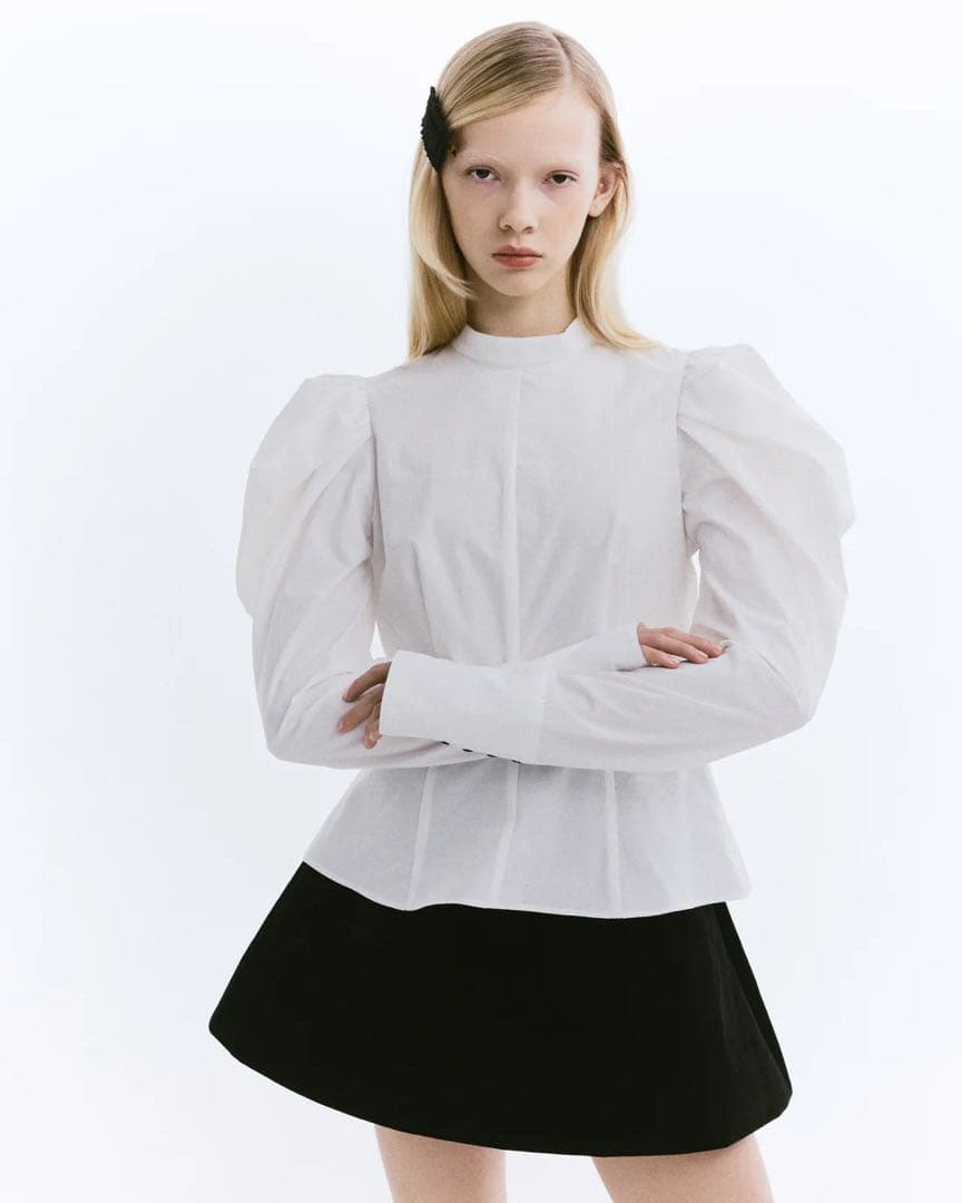 スカート Bibiy. MILA VELOUR SKIRT KHAKI