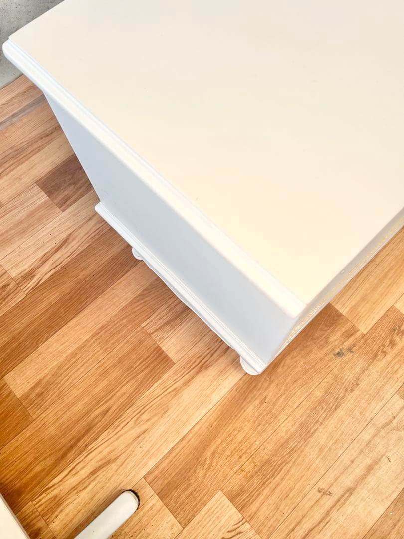 664 プリンセスローズ様ホワイト 白　猫脚 150 イタリア　リビング　a