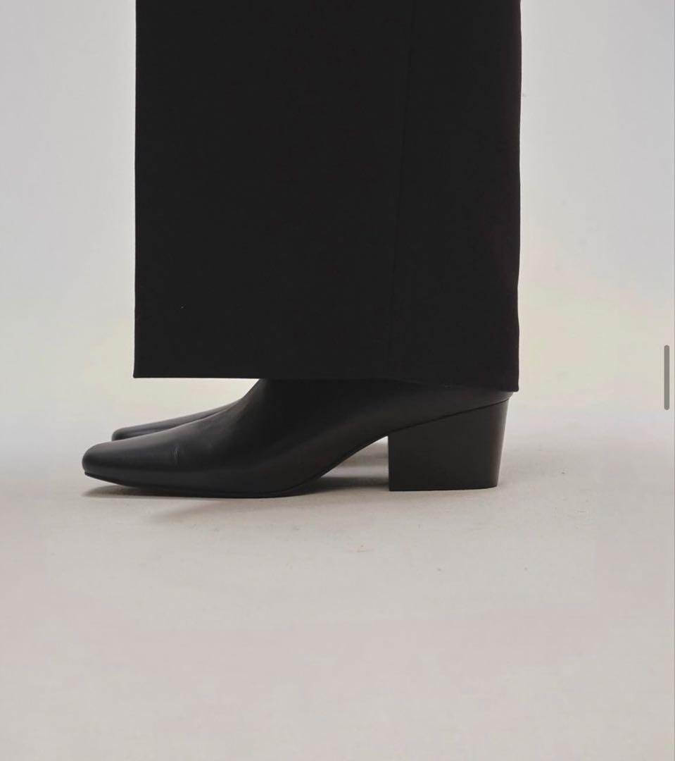 todayful★25AW Square Leather Sabot★37