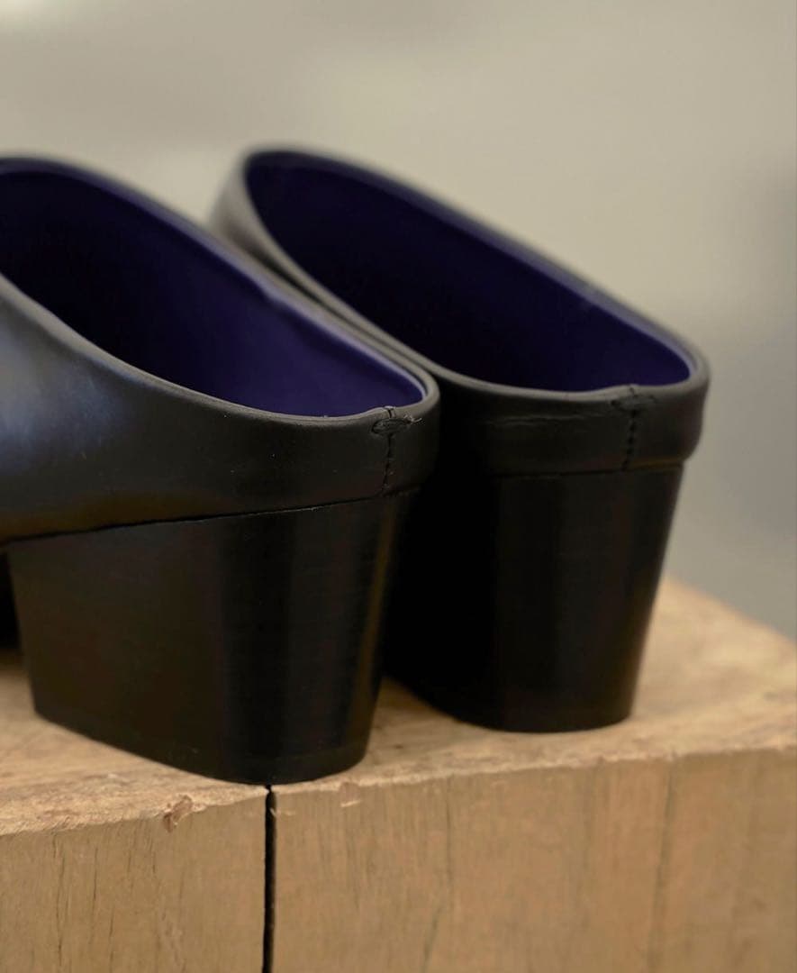 todayful★25AW Square Leather Sabot★37