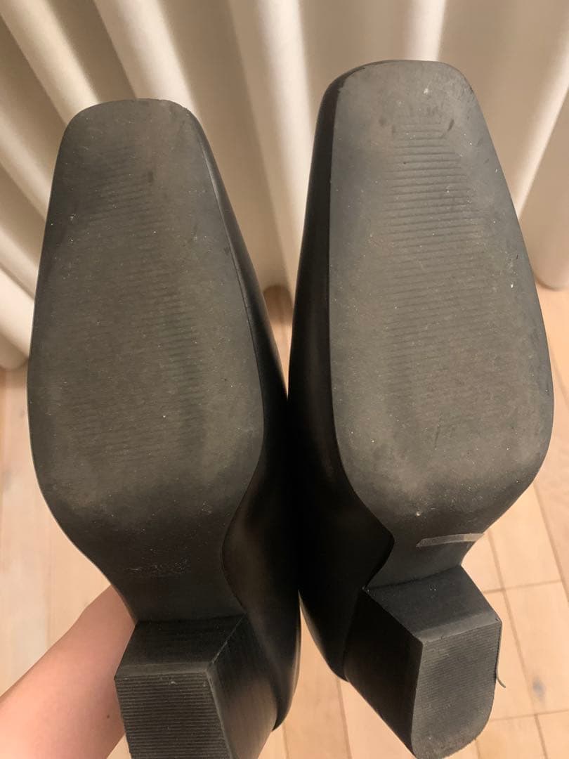 todayful★25AW Square Leather Sabot★37