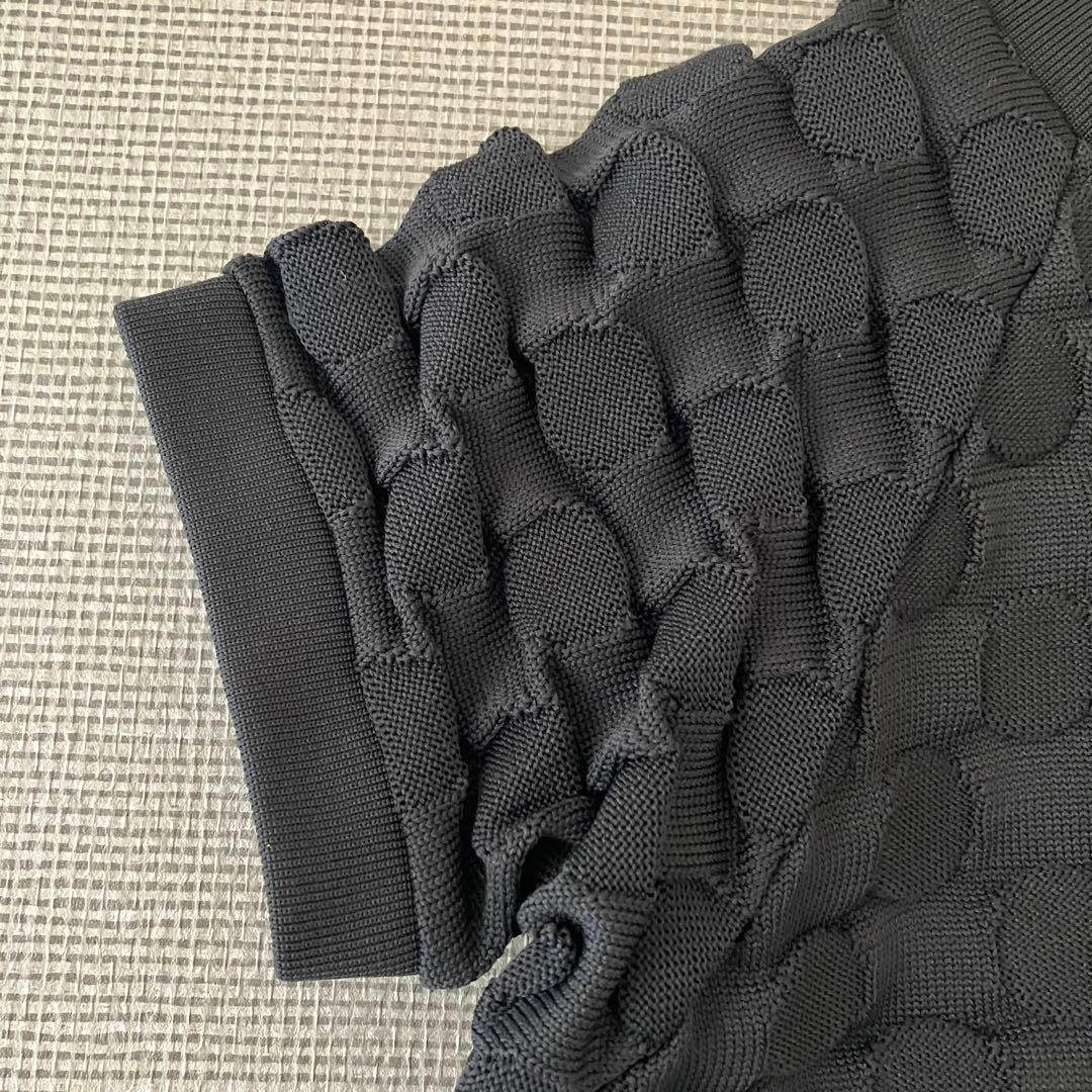 美品 トリココムデギャルソン 立体 ぽこぽこ カットソー AD2015