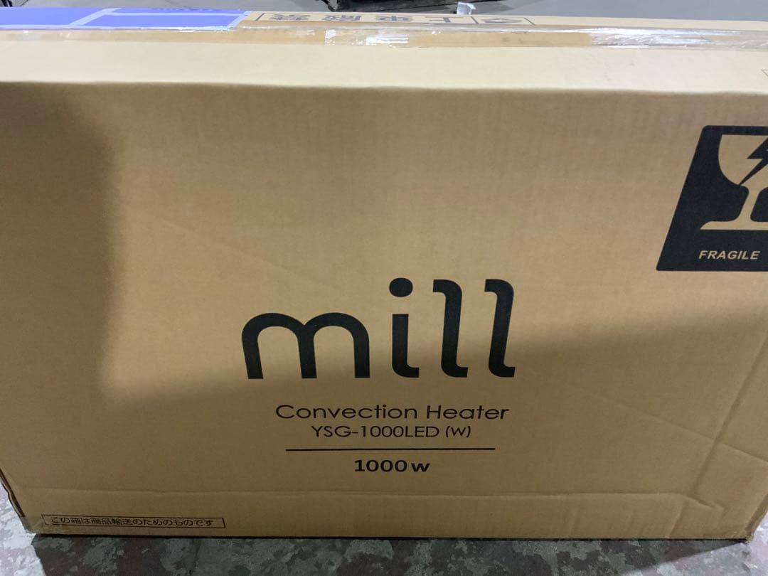 新品箱不良　ヤマゼンYSG-1000LED millコンベクションパネルヒーター