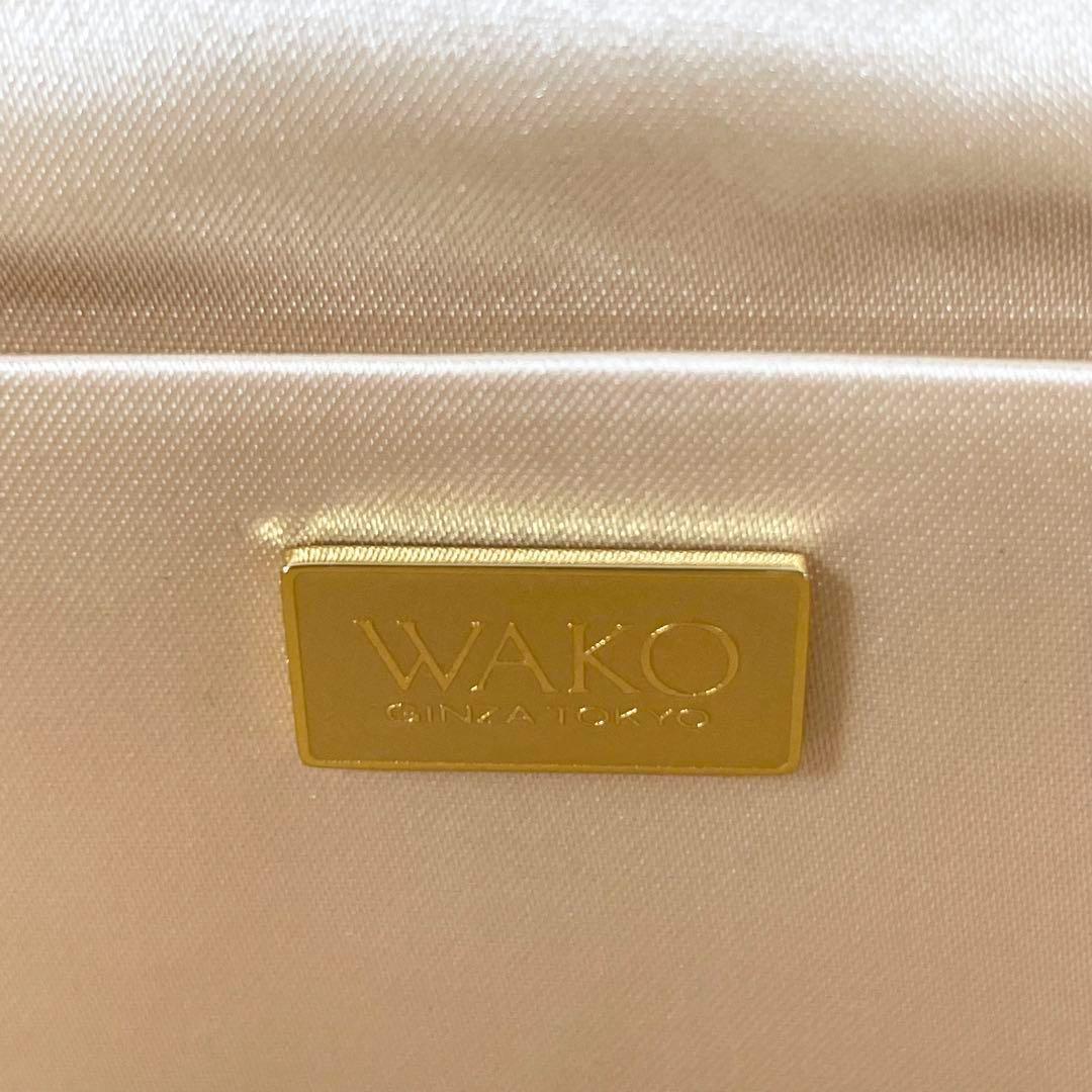 ✨極美品 ワコウ 和光 パーティーバッグ ハンドバッグ ゴールド がま口