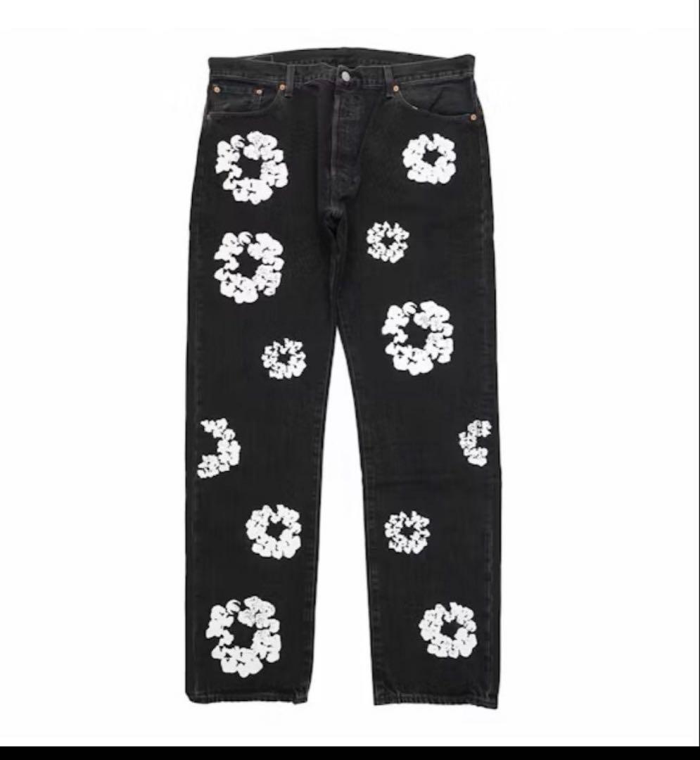 リーバイス × デニムティアーズ black W28 L30