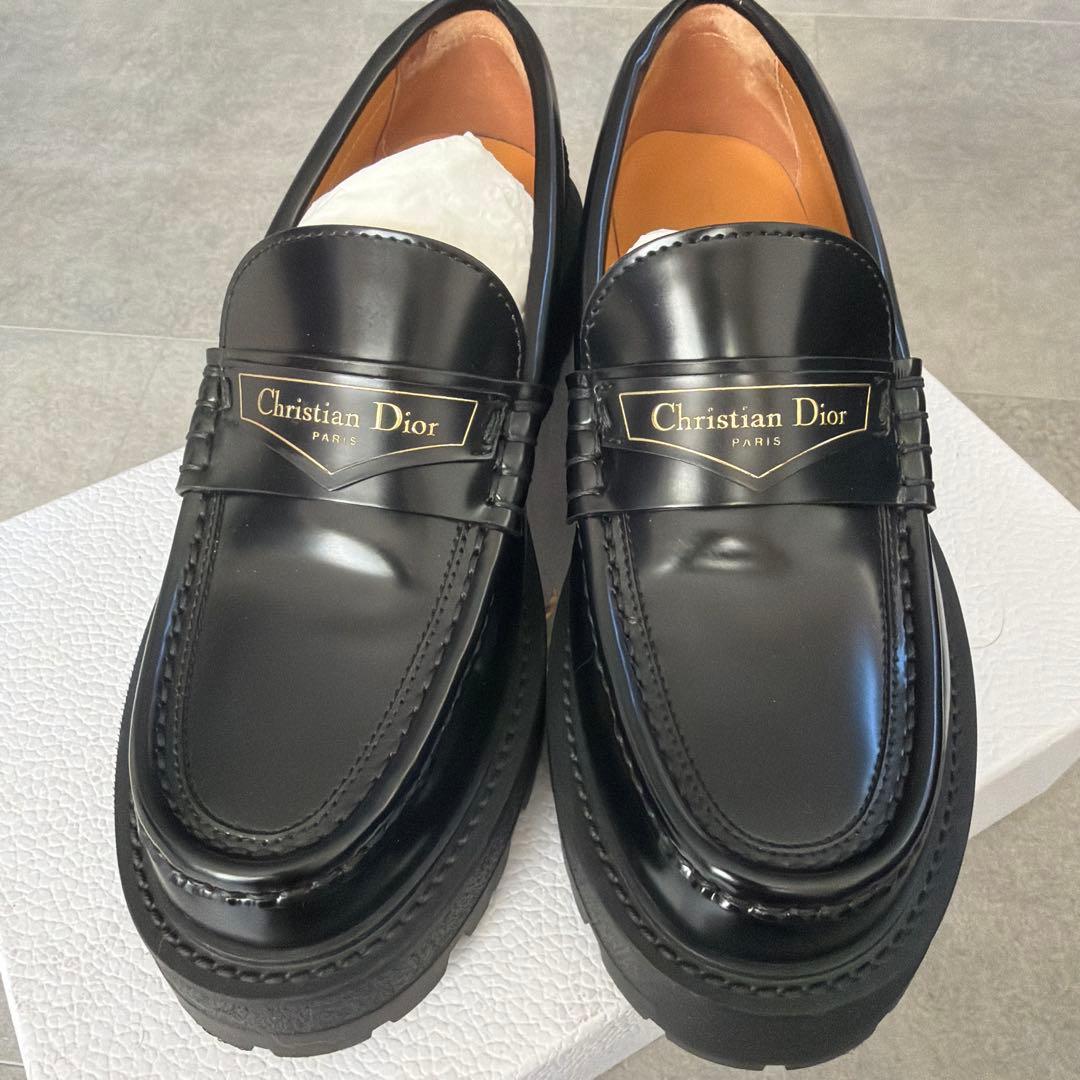 Christian Dior ブラックローファー