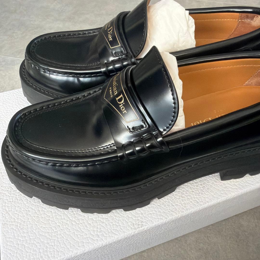Christian Dior ブラックローファー