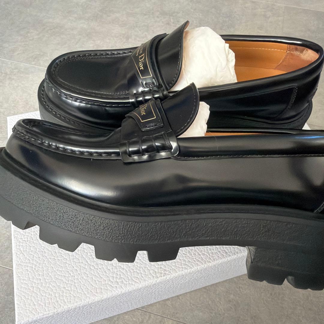 Christian Dior ブラックローファー