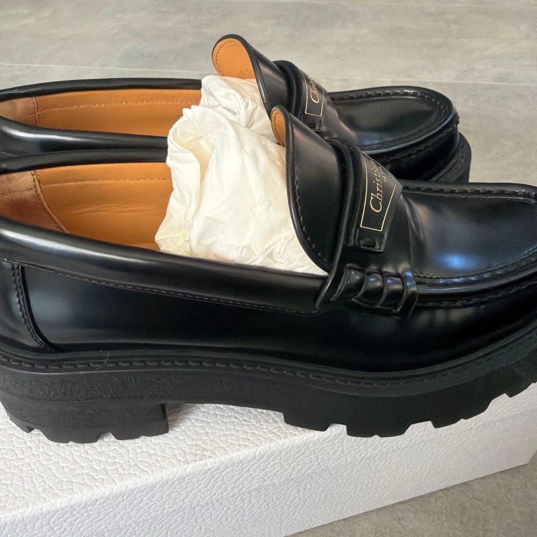 Christian Dior ブラックローファー