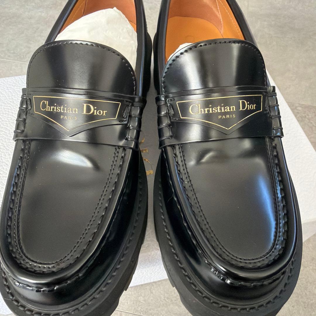 Christian Dior ブラックローファー