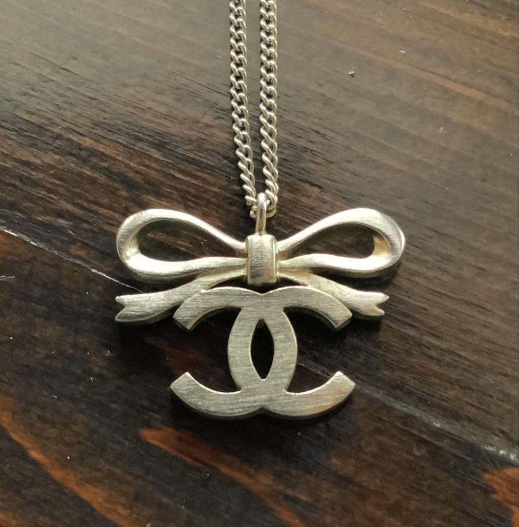 専用 匿名発送 シャネル CHANEL ココマーク リボンデザイン ネックレス