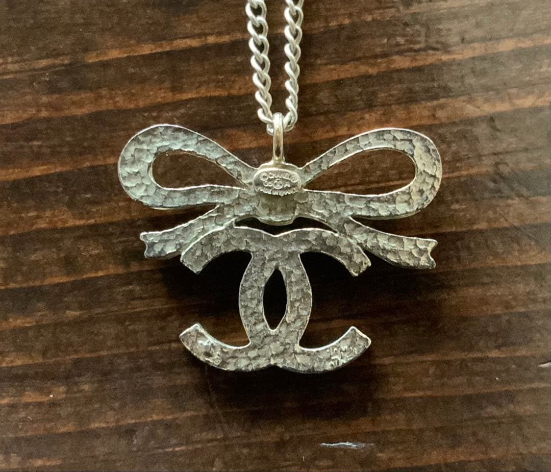 専用 匿名発送 シャネル CHANEL ココマーク リボンデザイン ネックレス
