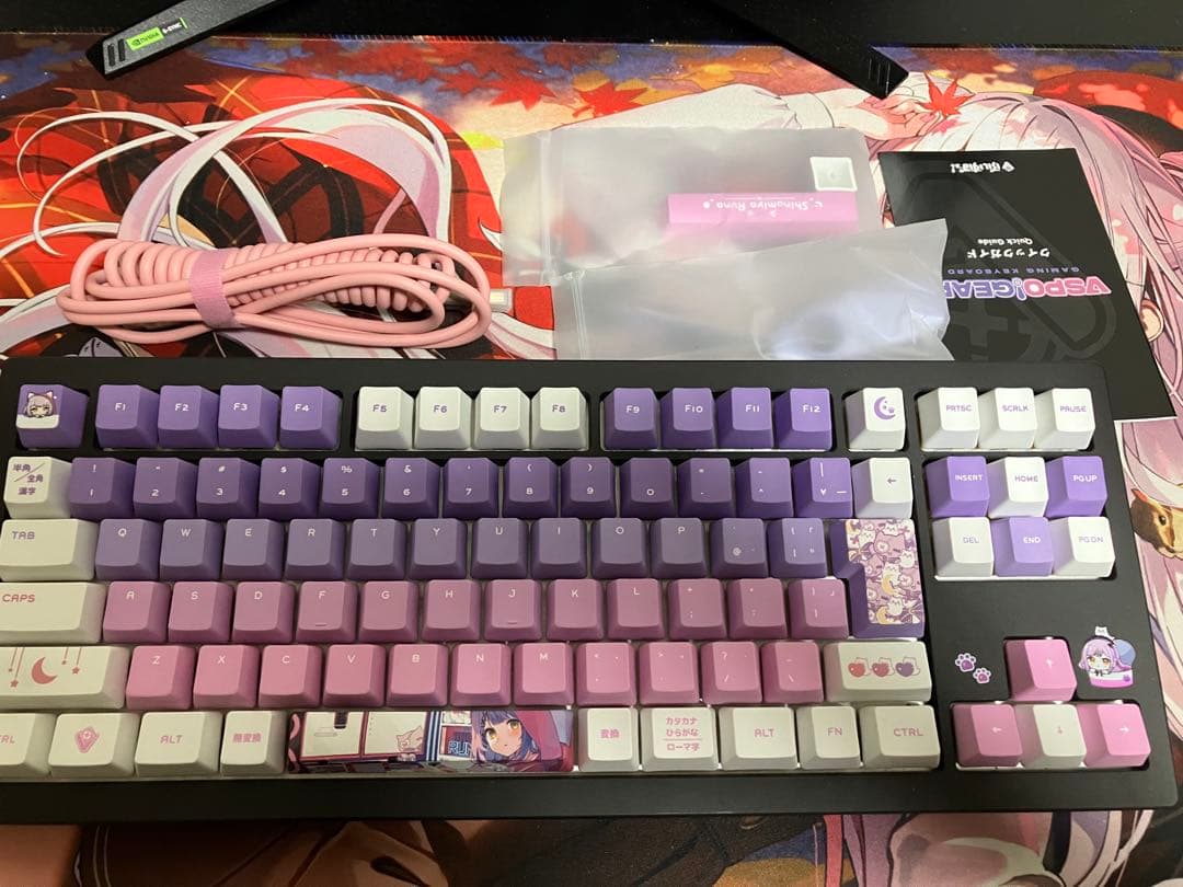 VSPO!GEAR 紫宮るな キーボード