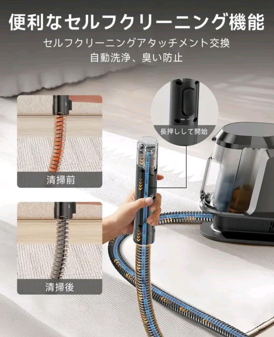 Uwant Y100-Steam 100℃蒸気噴射リンサークリーナー