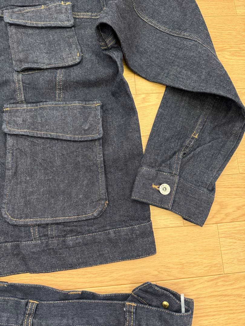 桑和　beamsdesign デニム　上下セット　サイズLL