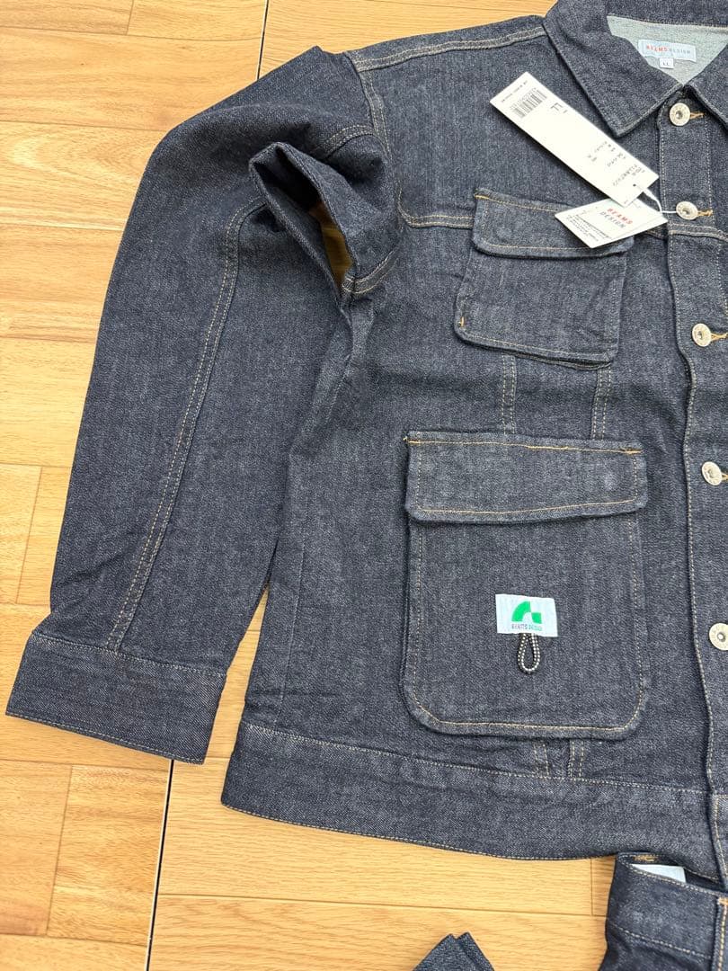 桑和　beamsdesign デニム　上下セット　サイズLL