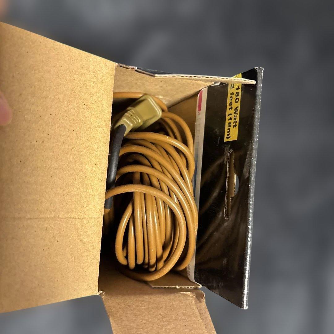 ズーメットジャパン　レプティヒートケーブル　　150w 16メートル