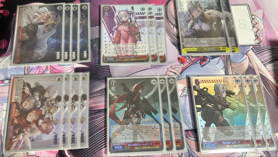 WS 勝利の女神 NIKKE 8扉 デッキ フルホイル（RRR・SR・PR）