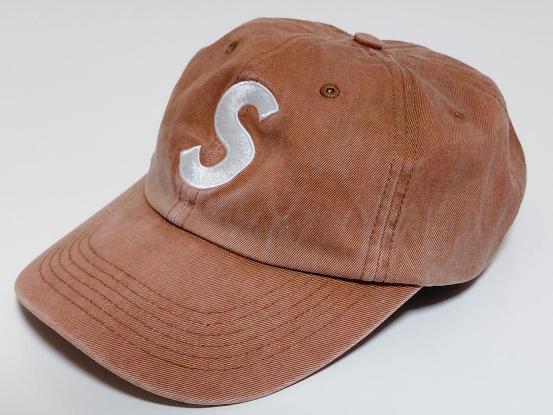Supreme　Pigment　Print　S Logo　6-Panel　Tan