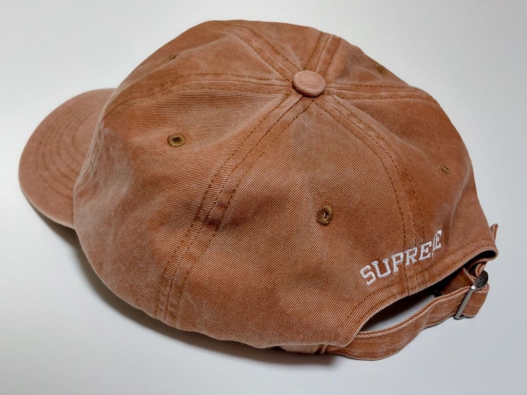 Supreme　Pigment　Print　S Logo　6-Panel　Tan