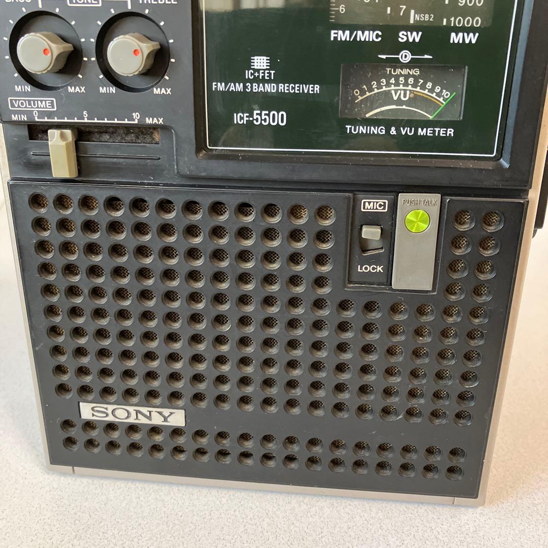 ソニーラジオ　ＩＣＦー５５００ 完動品