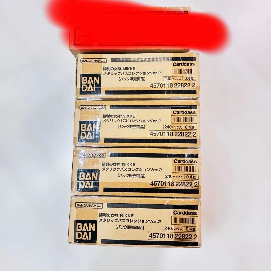 NIKKE メタリックパスコレクション　ver.2 4カートン　未開封