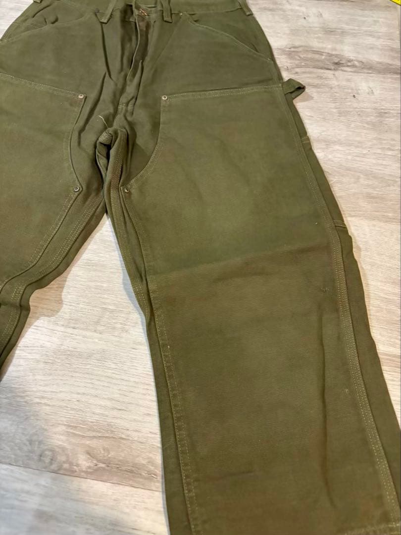 386 Carhartt USA製80s旧型B01ダブルニーレア 星タグ ダック