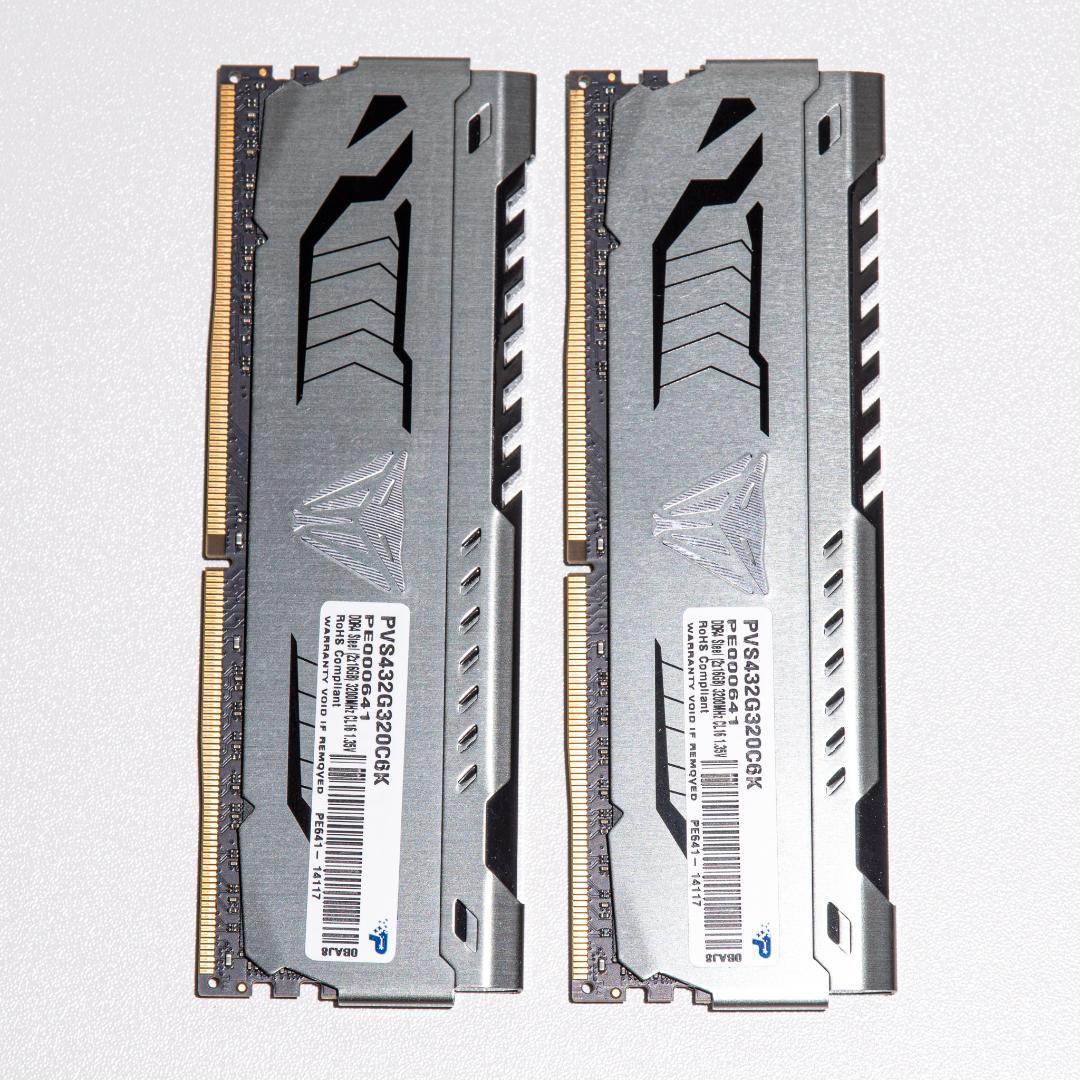 Patriot ViperSteel DDR4 3200MHz 32GB メモリ