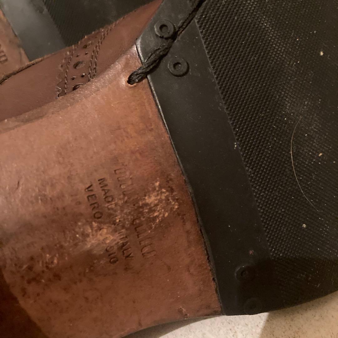 MIUMIU ウィングチップ レザーシューズ 短靴