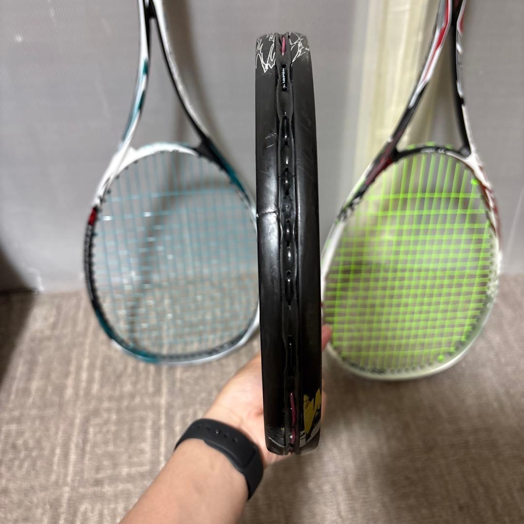 軟式テニスラケット 3本セット