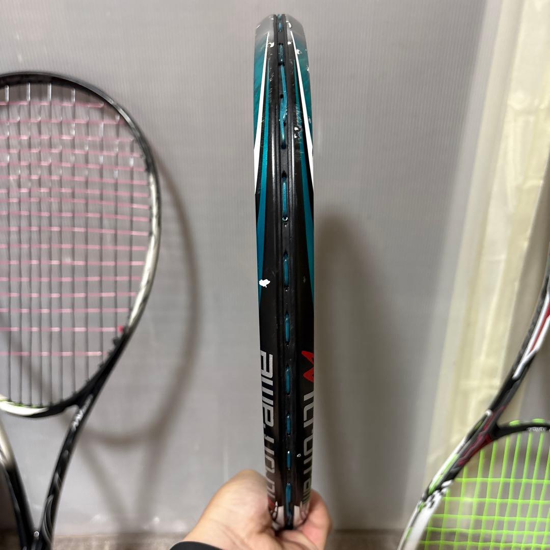 軟式テニスラケット 3本セット