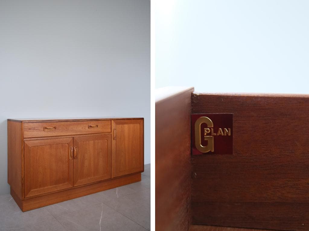 英国アンティークG-PLANジープラン製サイドボード/チェスト(92-140)