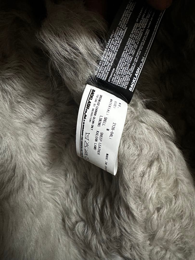 BACKLASH カルガンラムファー フードベスト　M