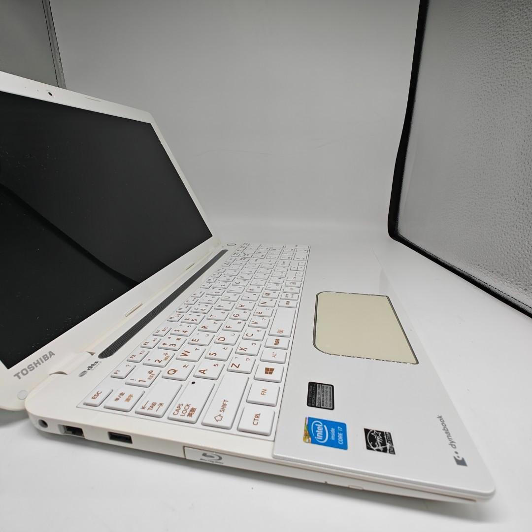 【東芝】T553 高速i7 SSD256GB 16GB ホワイト ノートPC