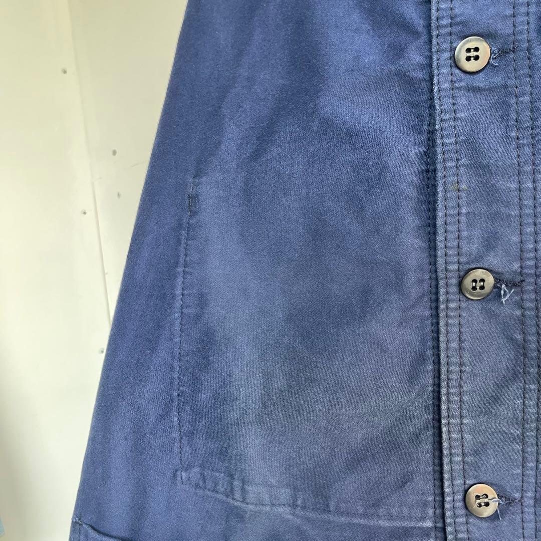 〜80s フレンチ モールスキンジャケット ヴィンテージ カバーオール ユーロ