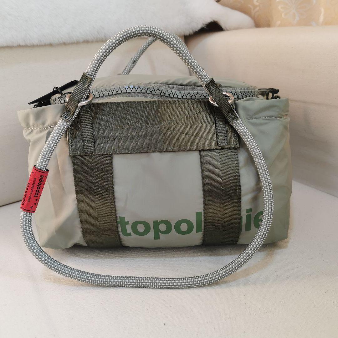 topologie ショルダーバッグ グレー 小型旅行バッグ
