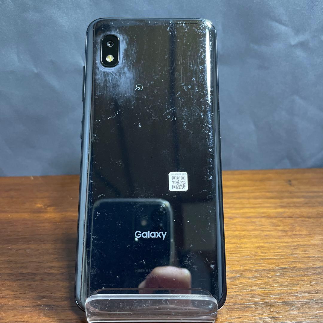 【訳あり】Galaxy A21 SCV49 ブラック c34