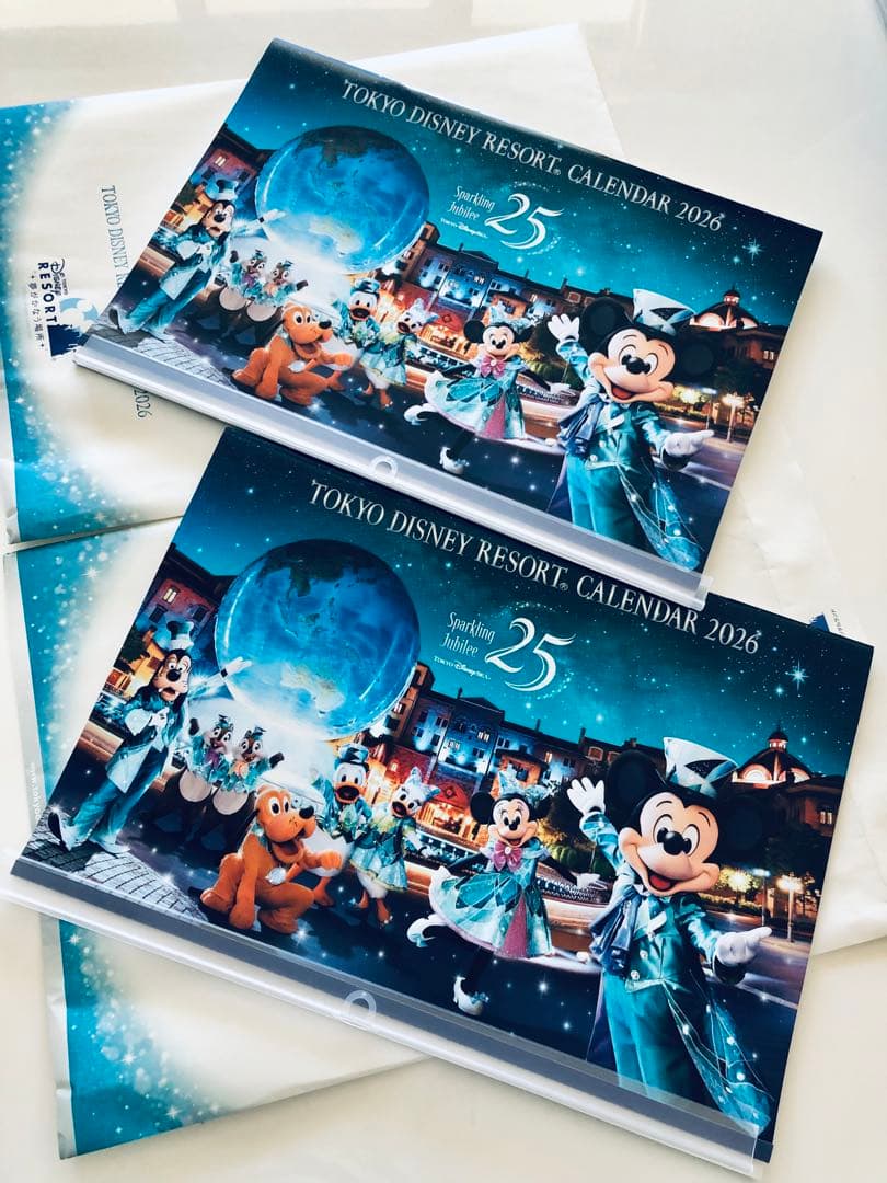 東京ディズニーリゾート カレンダー 2026 オリエンタルランド非売品2部セット