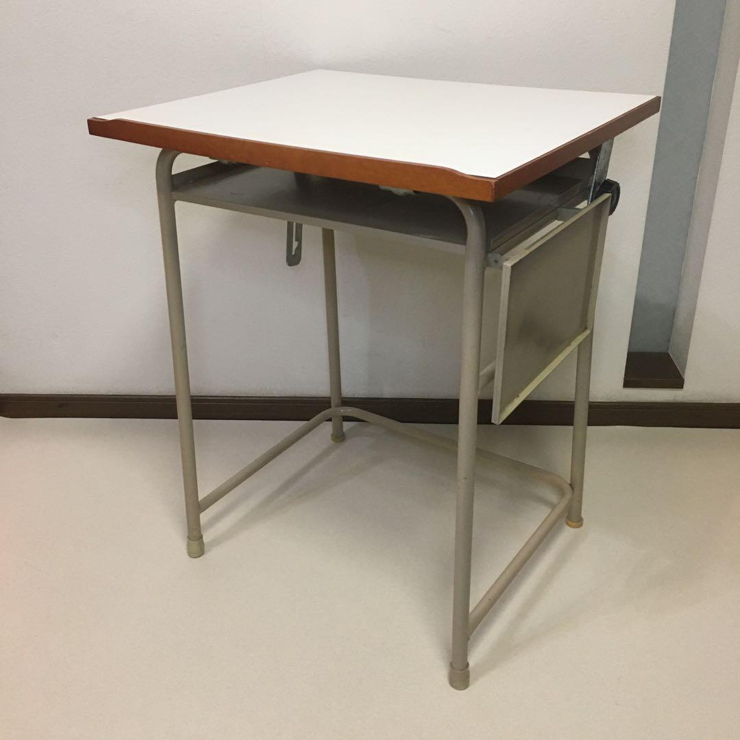 美術机 スクールデスク デッサン ドラフティング イーゼル 匿名配送 送料無料