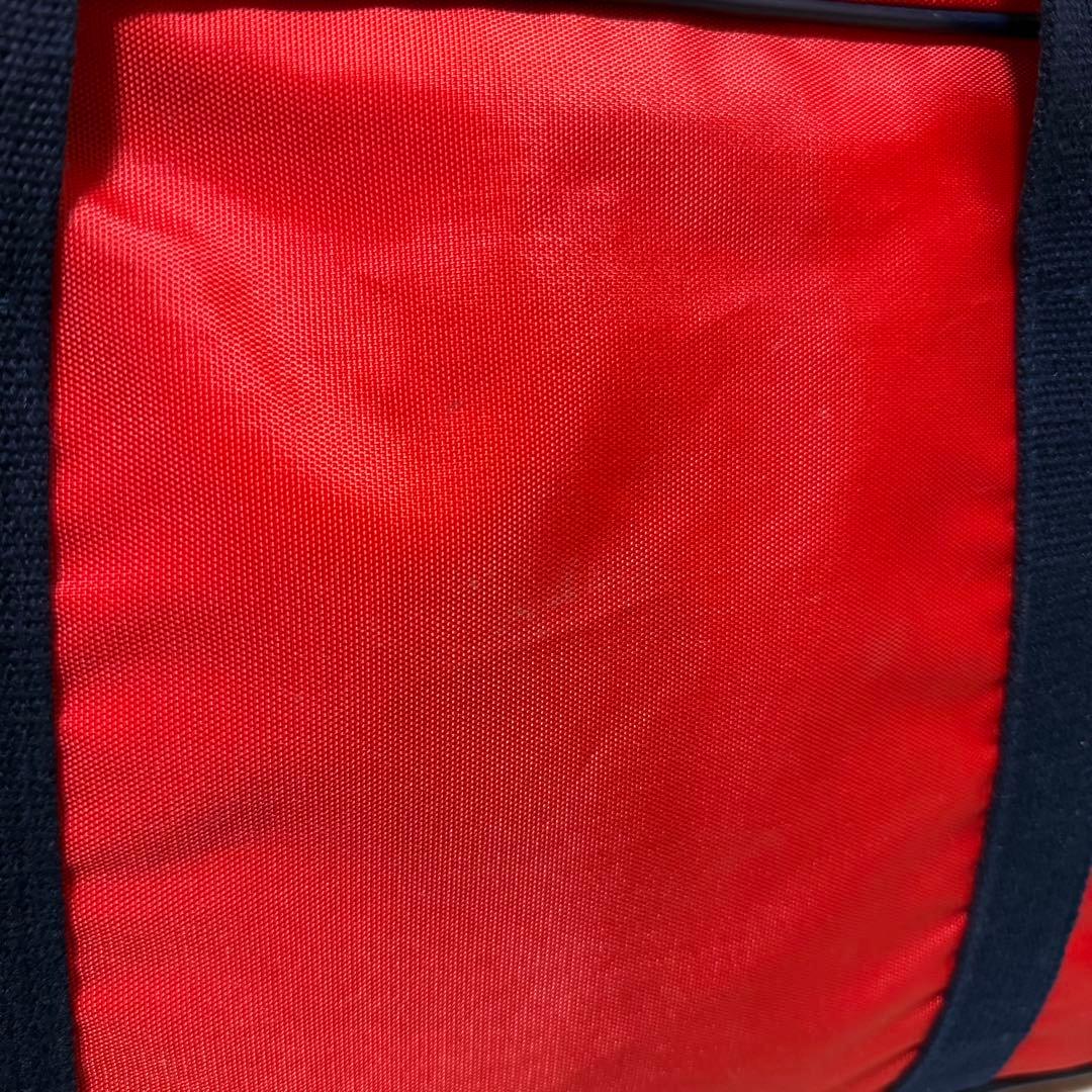 【old adidas】y2k 80sスクールバッグ ボストン　デサント期　赤紺