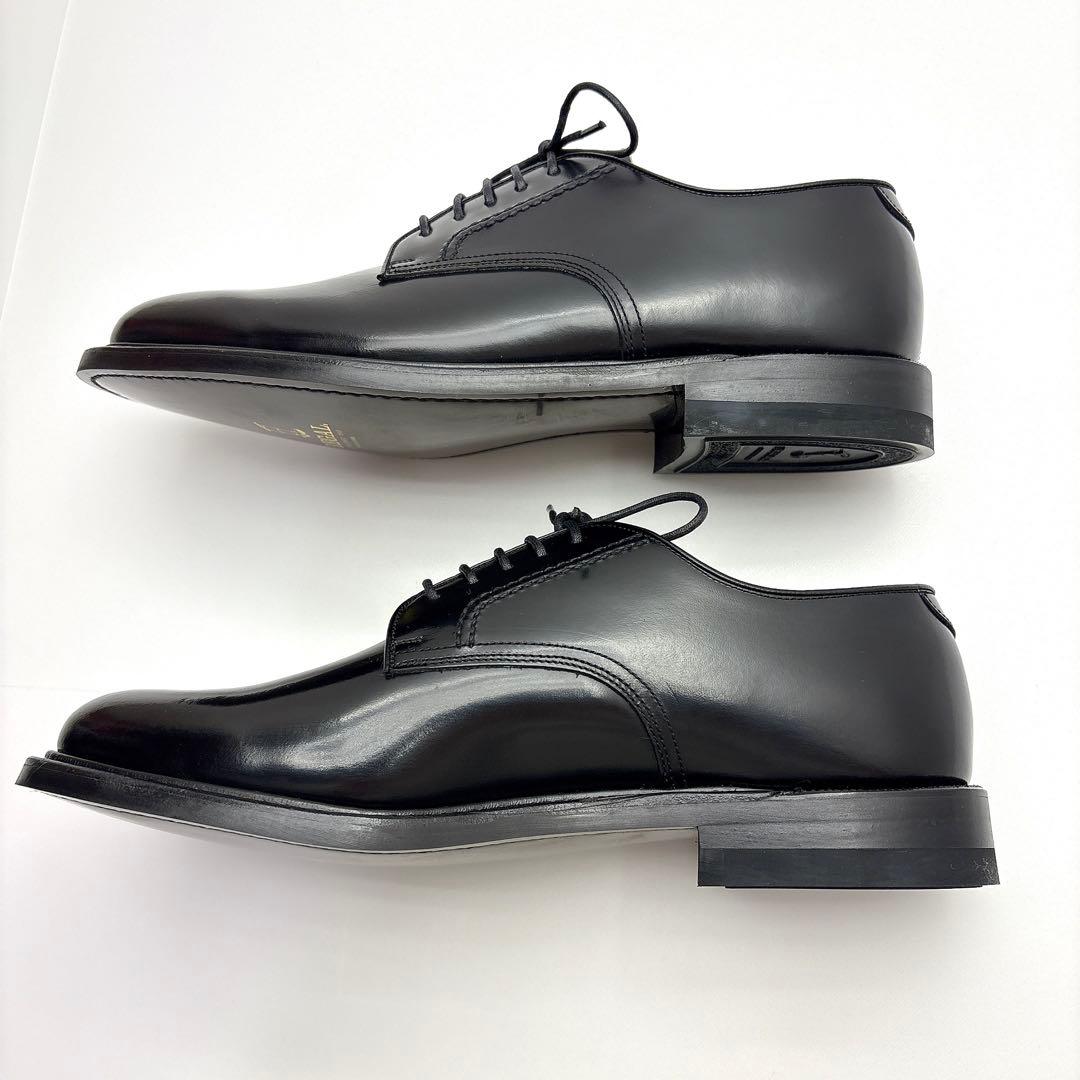 未使用　リーガル　２５０４　プレーントゥ　ガラスレザー　外羽根　25.5