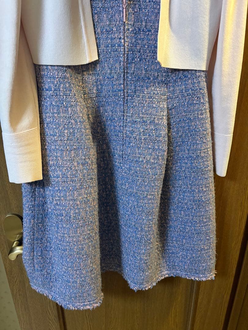 ルネ rene 美品ピンク×ブルー限定ワンピース❣️サイズ36