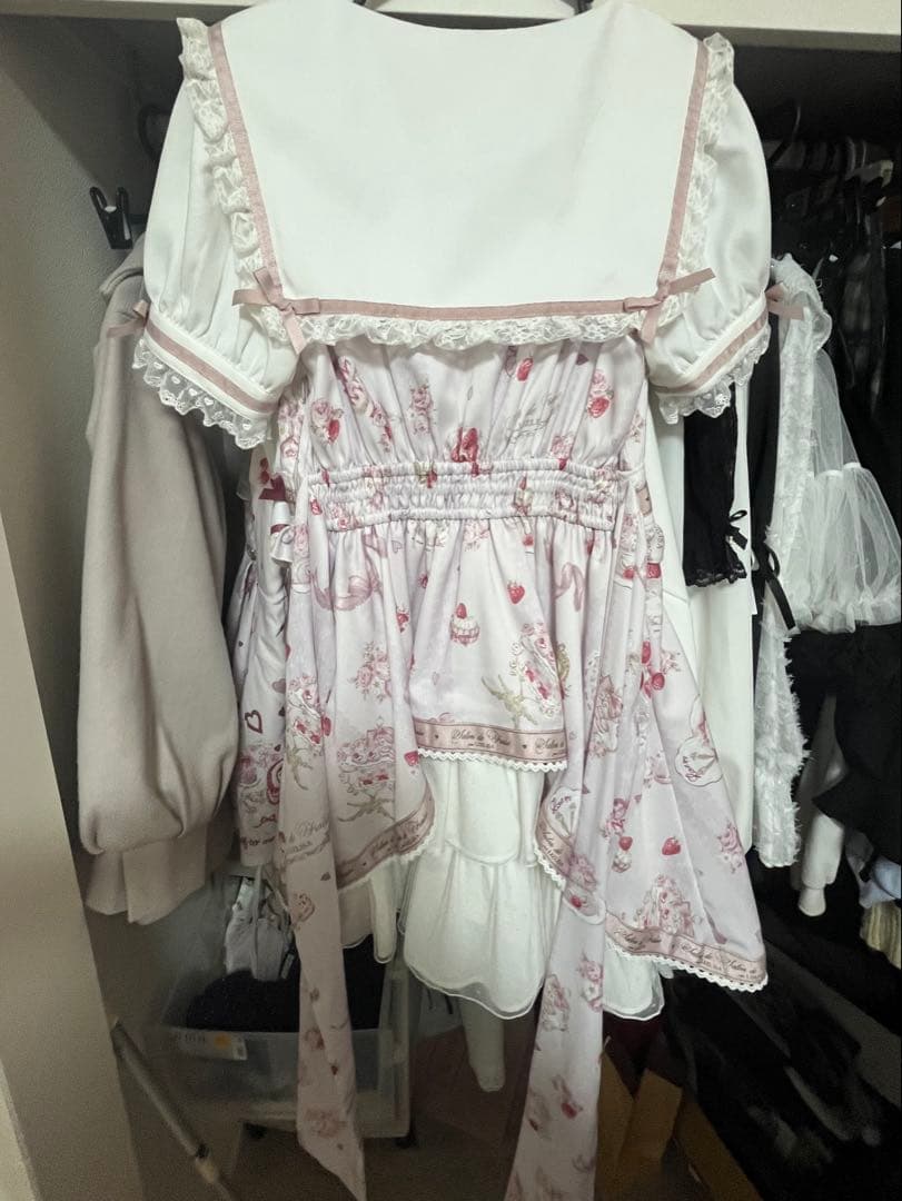 Salon de Fraise柄ワンピース リズリサ LIZLISA