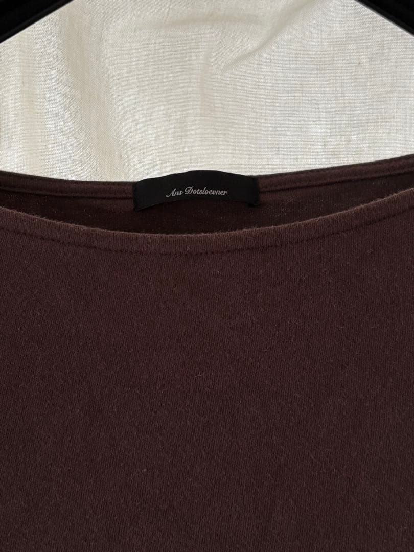Ans Dotsloevnerダークブラウン 長袖カットソー